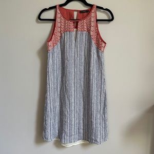 Anthropologie THML Embroidered Sleeveless Dress